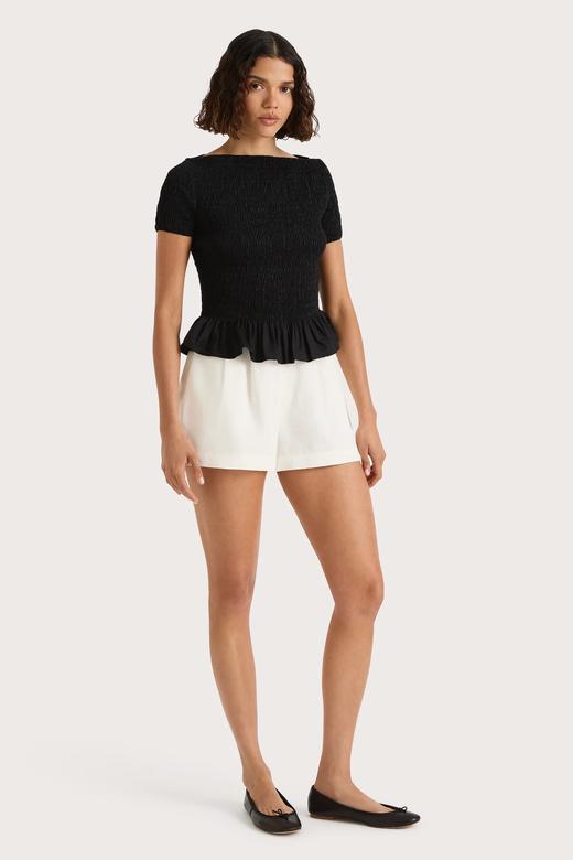 Faithfull The Brand - Deboni Top - Black - 女装 - 上衣 - 黑色 商品图2