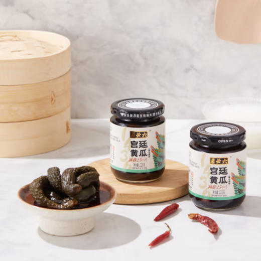 【首农】【六必居】宫廷黄瓜 220g*4瓶 商品图5