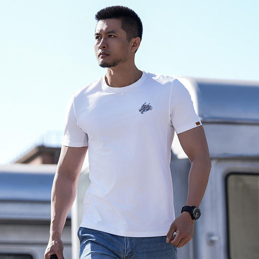 龙牙隐之龙吟刺绣短袖文化衫 商品图1