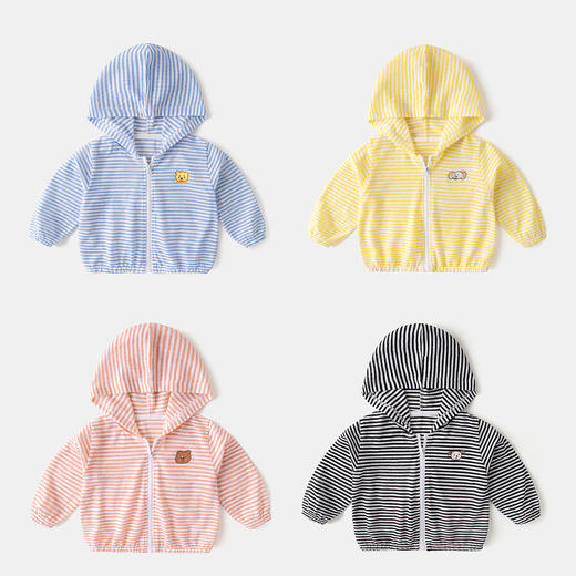 嘟嘟家宝宝夏季遮阳服婴儿连帽外套男童夏装女童上衣儿童衣服童装 商品图1