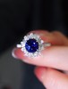 2.1ct刻面蓝宝石戒指 商品缩略图2