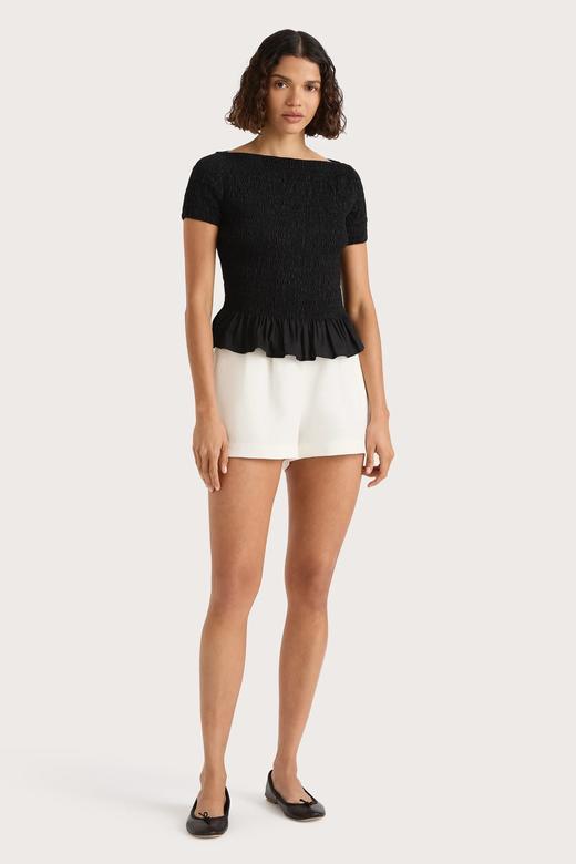 Faithfull The Brand - Deboni Top - Black - 女装 - 上衣 - 黑色 商品图3