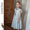 Little time女童连衣裙2025夏季新款儿童洋气蓝色碎花纯棉连衣裙 商品缩略图1