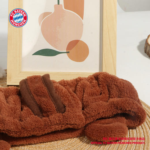 【官方正版】拜仁慕尼黑足球俱乐部丨伯尼毛绒棕色发带经典吉祥物可爱百搭球迷周边 商品图3