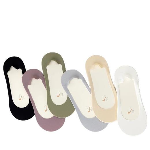 【拍1发6！夏季百搭冰丝船袜女】冰丝海绵底，轻盈柔软，隐形美观。巨舒适，防滑不掉跟，释放少女气息。多色时尚潮流，尽显女性魅力。 商品图10