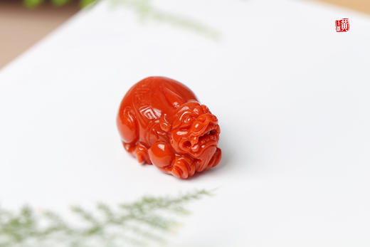 【神通广大】南红貔貅吊坠，配精美挂绳 商品图1