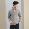 【暖燚绒】柒牌抗菌长袖polo衫男士秋冬厚款商务百搭撞色翻领T恤125T70110 商品缩略图1