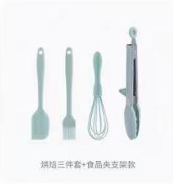 硅胶刮刷三件套装+硅胶食品夹1*1套 商品图0