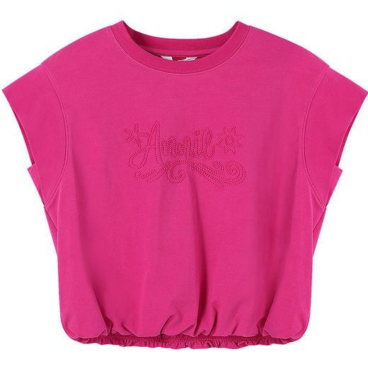 【实体店同款】女童短袖针织衫夏季新款安奈儿童装AG521667 商品图7