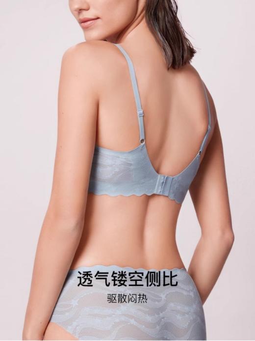  ubras星云轻盈透气网纱蕾丝背勾文胸A-C杯✅星云蕾丝网纱将星云具象化，灵动立体，甜美性感 ✅网纱面料轻薄通透，柔软细腻，贴服舒适，透气不闷汗 商品图2