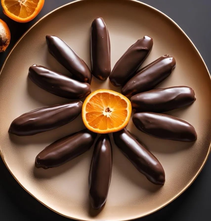 法国橙皮条巧克力！欧洲人最爱的美味健康零食！香脆软糯 酸甜可口超好吃！