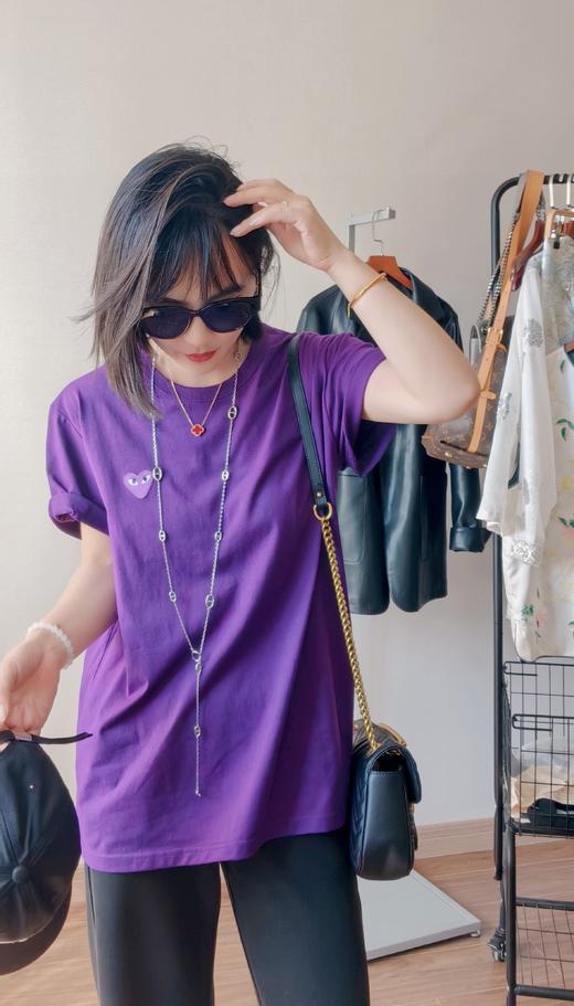 紫茄子爱心T杨幂同款 商品图6