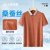 【桑蚕丝】【DG】大依优型大码短袖polo衫高端休闲桑蚕丝夏季轻奢男装加大码T恤胖子 商品缩略图11