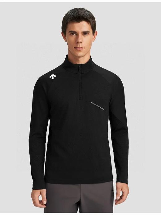 D桑特综训运动健身男士小立领长袖针织衫卫衣 商品图0