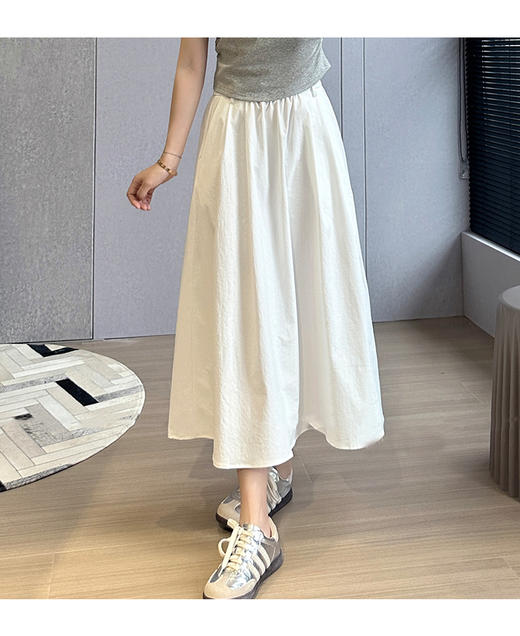 直发【15326】抗皱超态棉法式伞裙氧气小白裙小黑裙 商品图3