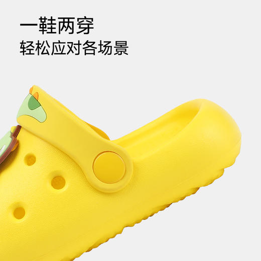 bduck小黄鸭家居鞋夏季儿童凉拖鞋洞洞鞋23-29 BY1515983 商品图4