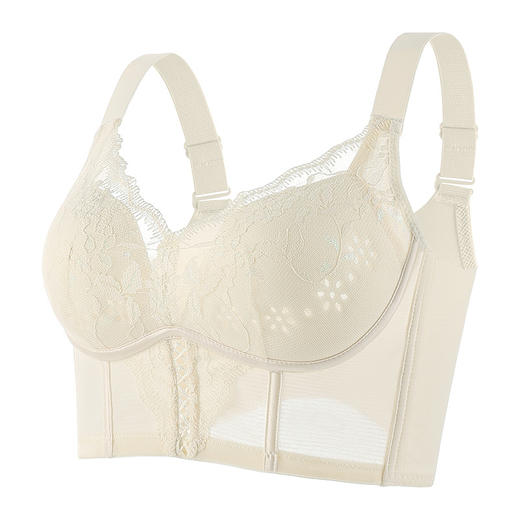 【拒绝闷热❗️按摩透气洞洞杯内衣】马甲式加宽侧翼防走位防下垂内衣女 透气孔内罩杯舒适无痕文胸罩粉丝专属 商品图5