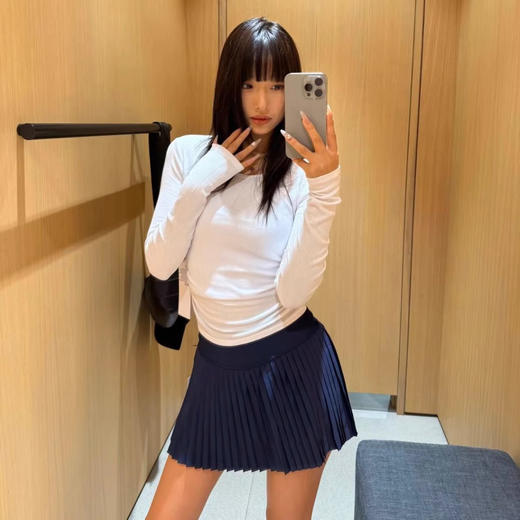 跃牌【洛水之神系列】夏健身瑜伽运动百褶裙高腰健身网球裙走光风琴褶高腰瑜伽速干训练6621 商品图1