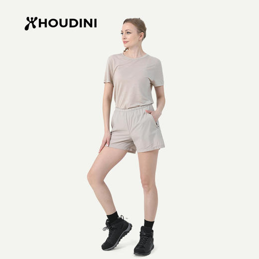 HOUDINI胡丁尼 Tree Tee 树 女户外透气速干莱塞尔天丝短袖T恤130954/840045 商品图2