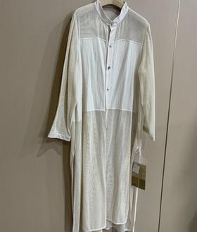 【线上专属】长款衬衫(24710345Y-山矾)