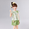 笛莎Deesha 童装女童套装2025夏新款女童水果花卉印花棉布短裤套装 商品缩略图1