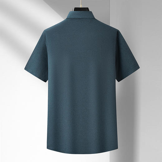 【DM】大依优型大码短袖衬衫加肥加大半袖衬衣男夏季薄款胖子休闲宽松上衣 商品图4