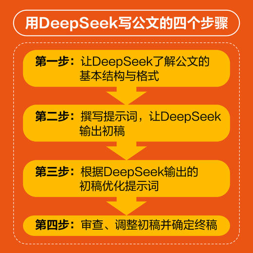 DeepSeek公文写作一本通 *政机关公文写作格式范例AI公文随书附赠15种可编辑的公文范文电子文件公文常用句式及金句 商品图2
