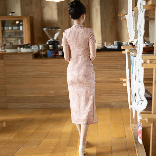 改良复古民国风，新中式气质高端年轻款旗袍MLS7191 商品图3