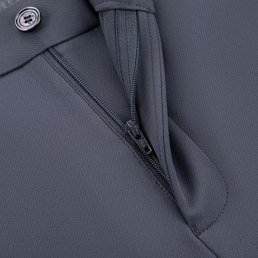 【犀牛褶/四面弹】柒牌休闲裤男春夏新款几何印花商务百搭直筒裤128H71510 商品图4