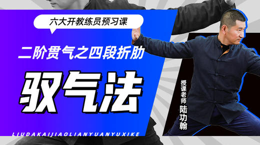 二阶贯气之【四段折肋——驭气法】六大开教练员预习课 商品图0