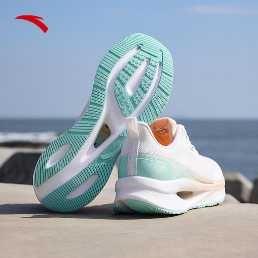 安踏氢跑COOL丨女鞋运动鞋网面透气跑步鞋女缓震回弹耐磨122525542 商品图1