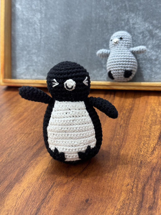 日本订单 纯手工钩织手作亲子企鹅玩具 小玩偶

这批订单全都是手工制作的小企鹅玩具，特别好看 商品图1