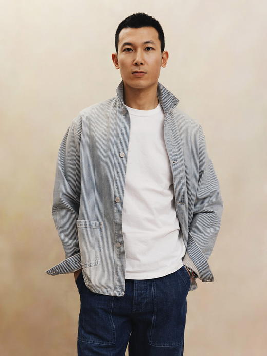 Fortela 铁道纹工装夹克 商品图0