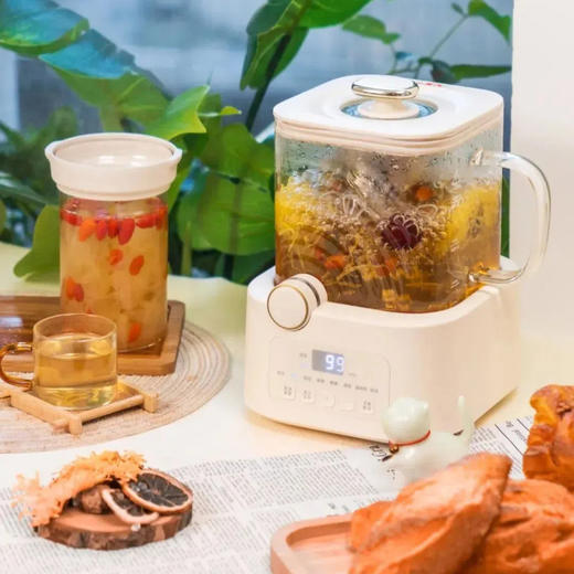 巴森小方炖养生壶|升级不升价！滋补一键搞定，炖煮/甜品/花茶…安全易清洗 商品图2