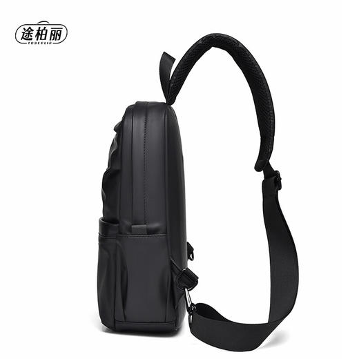 途柏丽TOBERLIR  胸包黑色T0405 商品图3