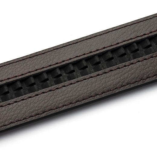 柒牌男装配饰皮带2025年新款商务休闲正装百搭自动扣腰带黑色裤带128P70040 商品图3