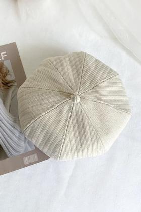 Say Something 气质单品日系白色贝雷帽 21267