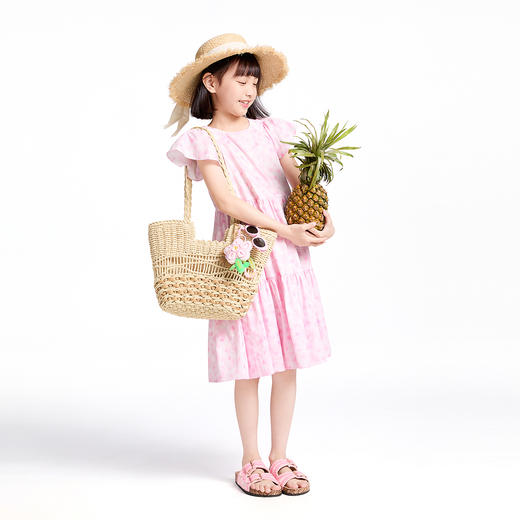 【实体店同款】女童短袖连衣裙夏季新款安奈儿童装AG523611 商品图6