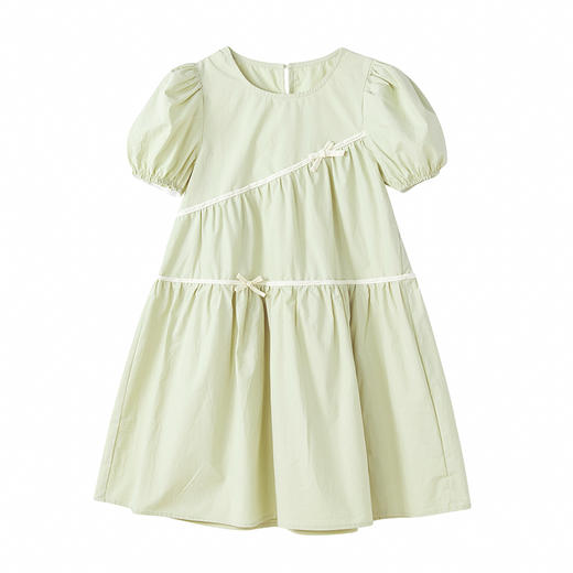 笛莎Deesha 童装女童连衣裙2025夏新款女童甜美芭蕾风立体蝴蝶结连衣裙 商品图4