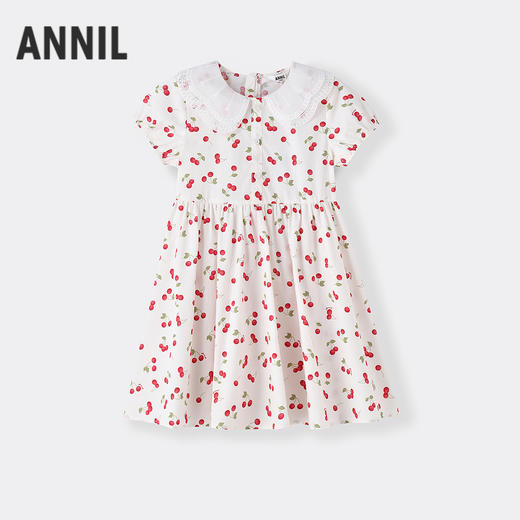 【实体店同款】女童短袖梭织连衣裙夏季新款安奈儿童装AG523682 商品图1