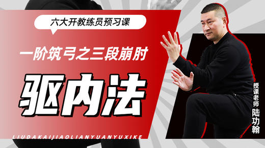 一阶筑弓之【三段崩肘——驱内法】六大开教练员预习课 商品图0