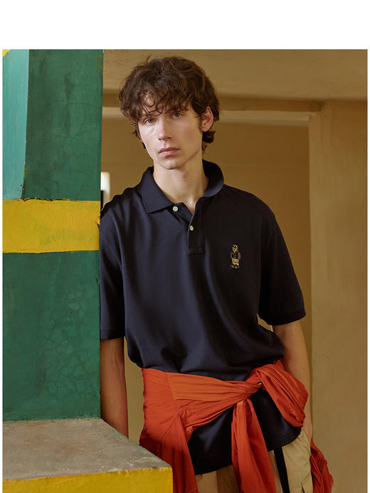 Teenie Weenie小熊男装卡通POLO衫T恤男夏季TNHW256507I 商品图1