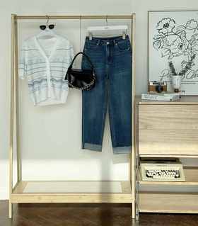 无图【经典款】【商场同款】伊芙丽春牛仔长裤1991850321-1