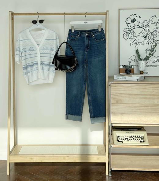 无图【经典款】【商场同款】伊芙丽春牛仔长裤1991850321-1 商品图0