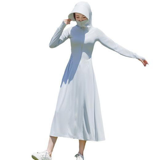 夏季新款【超长款收腰防晒衣】UPF50+ 轻薄透气全身电动车骑行外套罩衫 节假日出行好物 国庆 商品图4