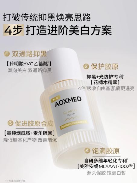 瑷科缦臻白淡斑焕采精华特证白月光精华30ml 商品图0