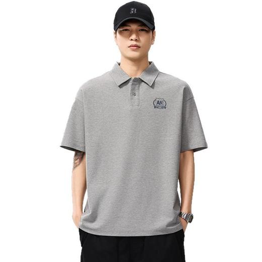 【DQ】大依优型大码男装短袖polo衫潮牌休闲商务宽松加大码百搭印花上衣夏季新品男士 商品图4