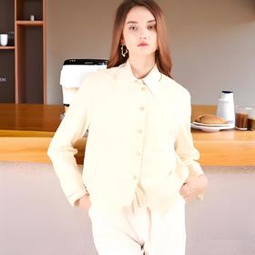 洛诗琳20259春季新款老钱风正肩显瘦圆领短款外套女710