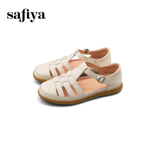 Safiya/索菲娅2025夏季镂空编织懒人外穿凉鞋SFD2115189 商品图8