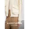 【内购】【双面空气层】简约通勤圆领双头拉链蝙蝠袖弹力针织棒球服外套-151W87858 商品缩略图1